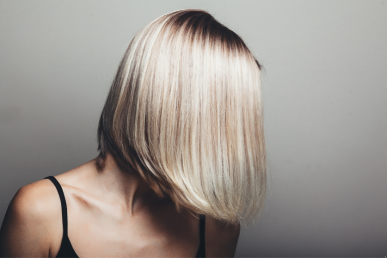 Blonde bob hairstyle
